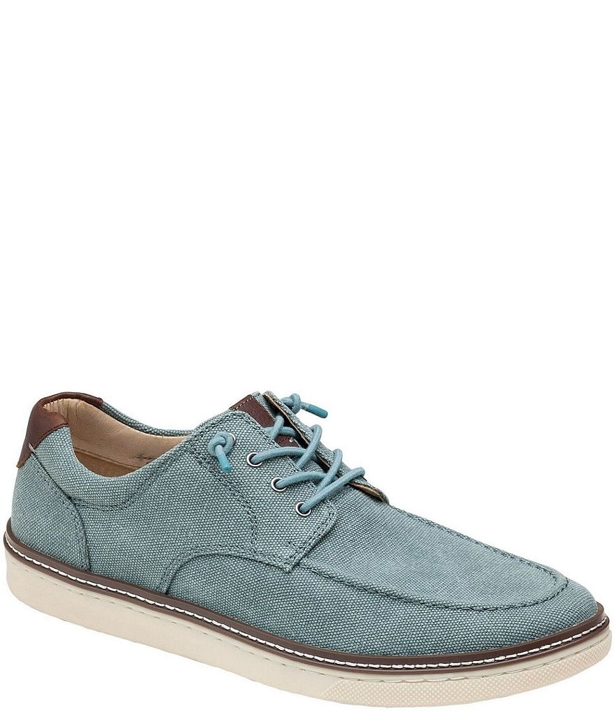 Johnston & Murphy Men's McGuffey Canvas Elastic Lace Slip-Ons