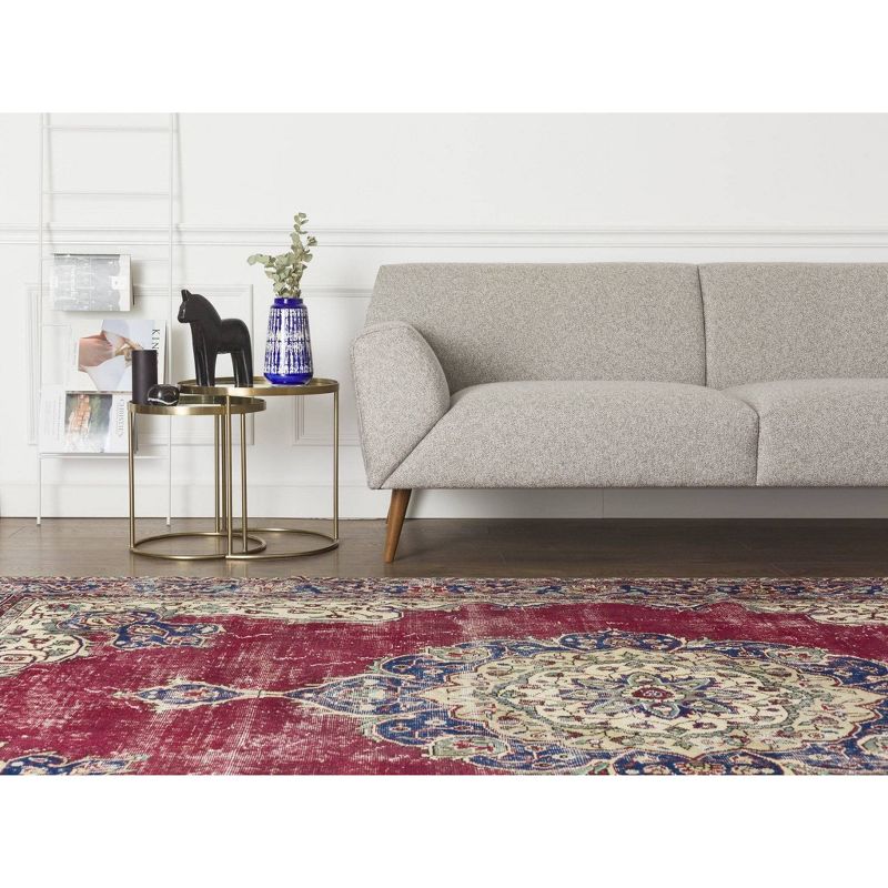 6'9"x10'3" Vintage One-of-a-Kind Lella Rug Purple - Revival Rugs