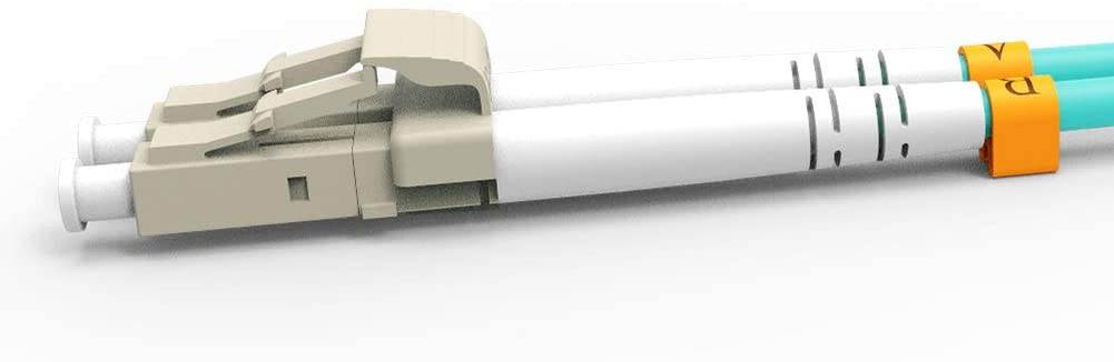 Fiber Optic Cable LC-LC 9/125 Duplex Single-Mode Fiber Cable Yellow 5 meters