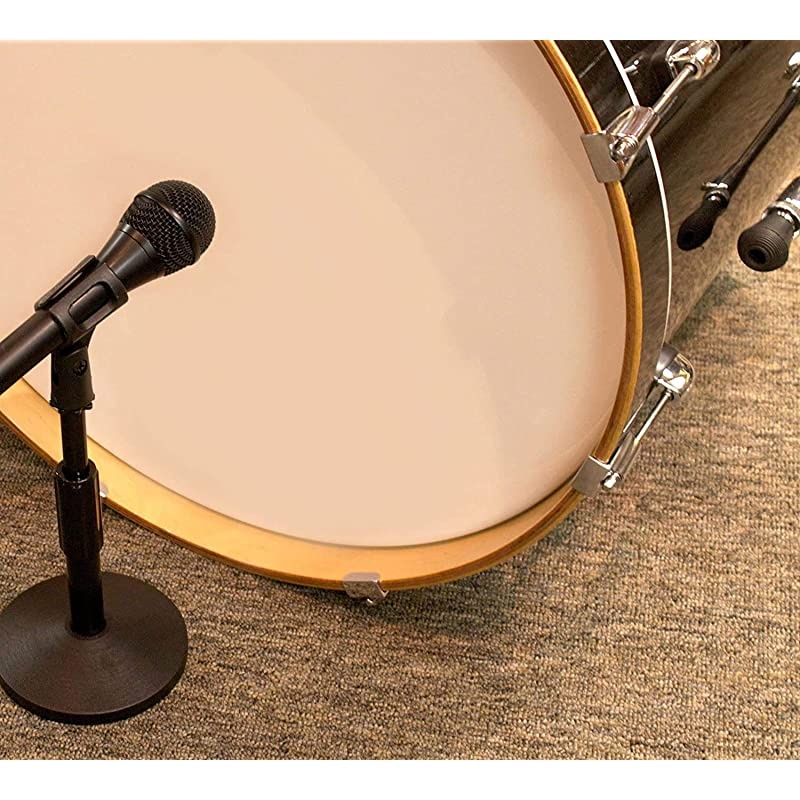 Microphone Stand, Heavy Duty Table Desk Microphone Stand with Non-Slip Metal Base, Adjustable Tabletop Mic Stand for Blue Yeti Snowball Spark & Other Microphone