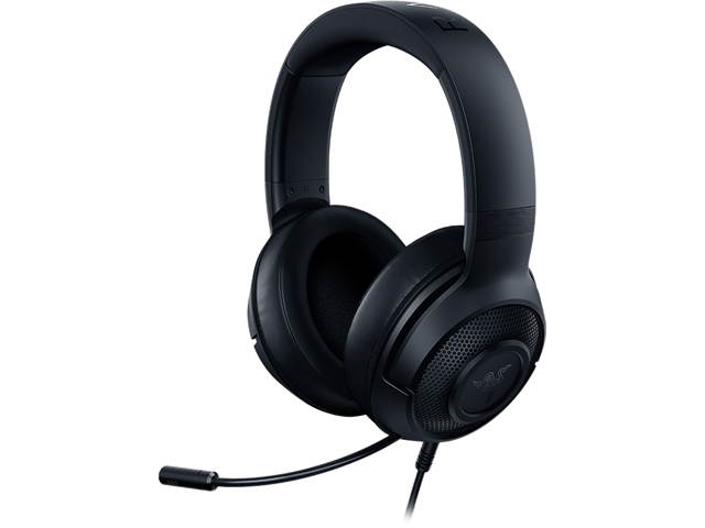 Razer Kraken X Ultralight Gaming Headset: 7.1 Surround Sound - Lightweight Aluminum Frame - Bendable Cardioid Microphone - PC, PS4, PS5, Switch, Xbox One, Xbox Series X & S, Mobile - Black