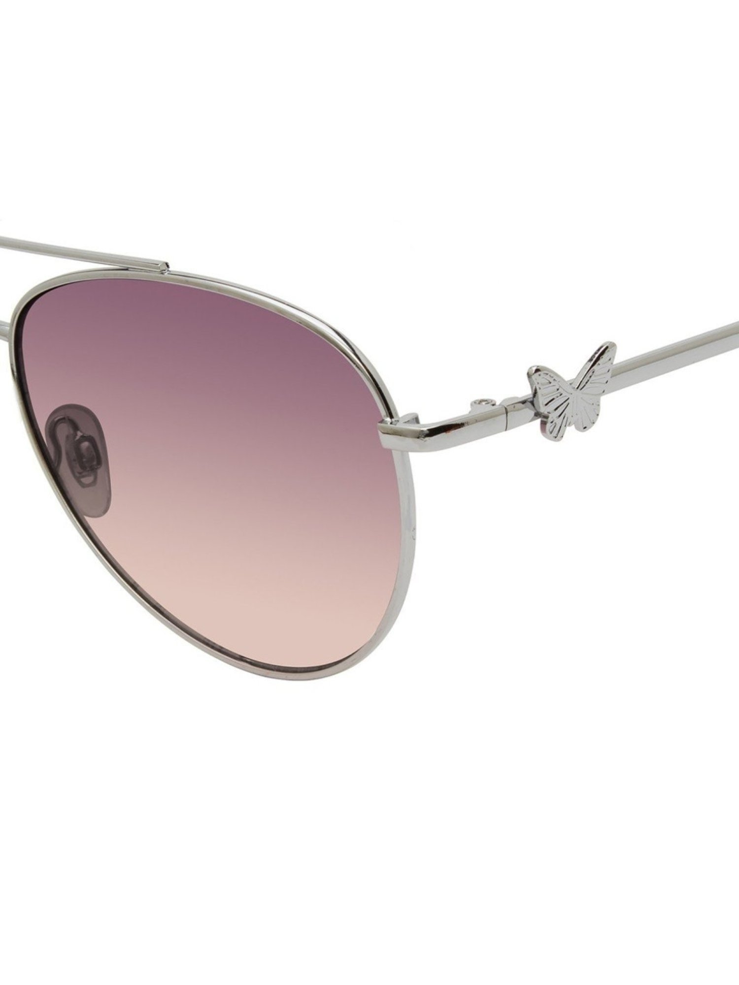 STEVE MADDEN Brown Aviator UV Protection Sunglasses for Women