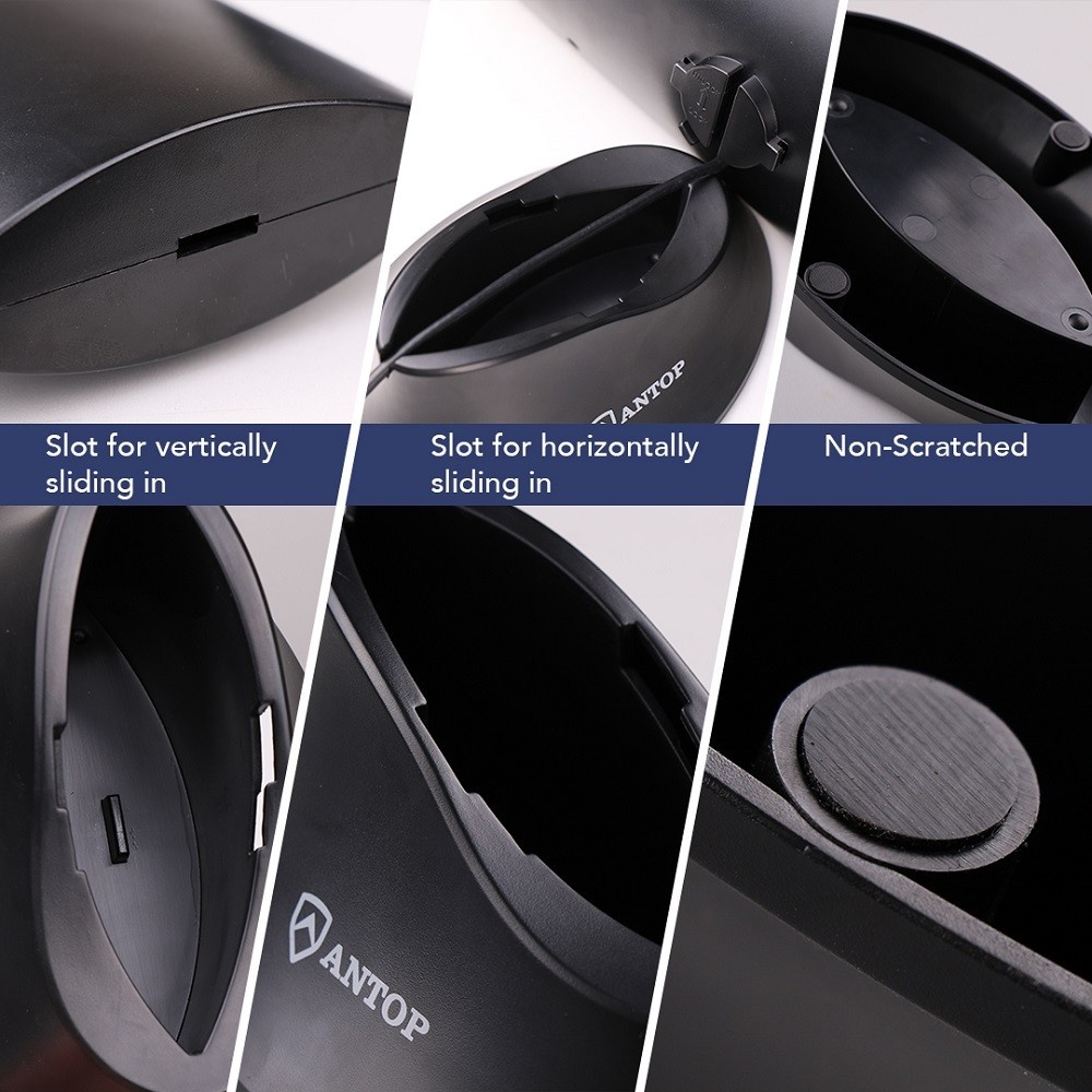 ANTOP AT-500SBS Black HD Smart BAR Amplified Indoor HDTV?FM Antenna with 80-Mile Range