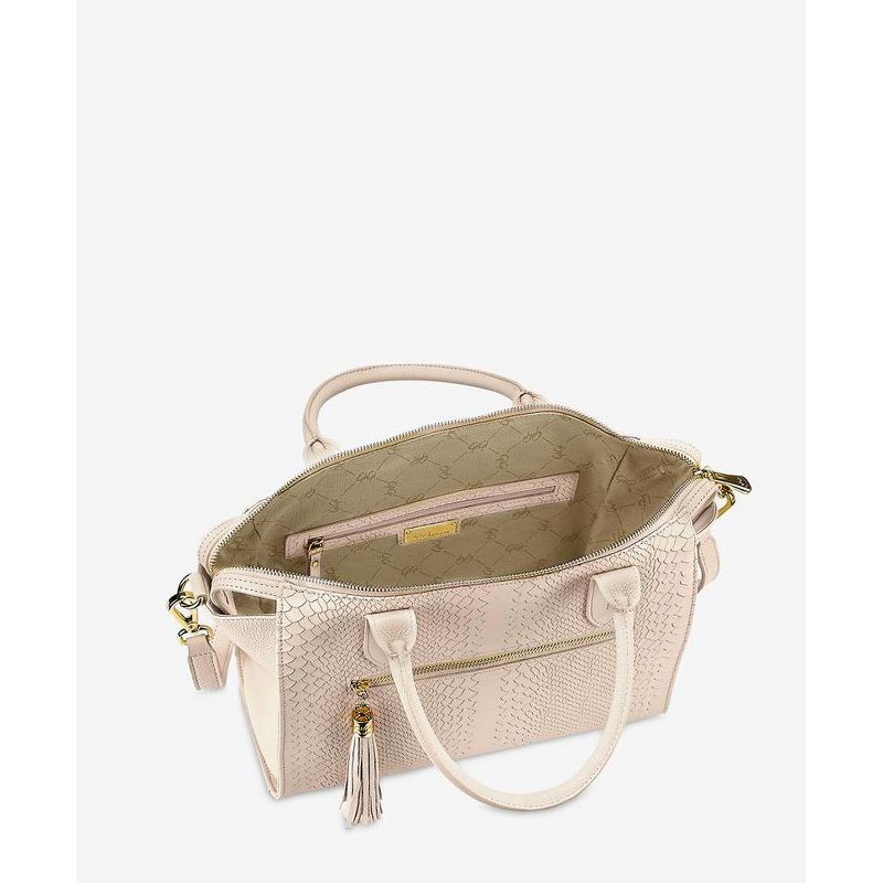 Favore Tan Solid Medium Satchels