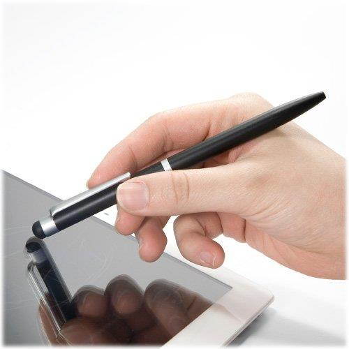 iPod touch 3G Stylus Pen, BoxWave [Meritus Capacitive Styra] Capacitive Stylus with Ballpoint Pen for Apple iPod touch 3G - Jet Black