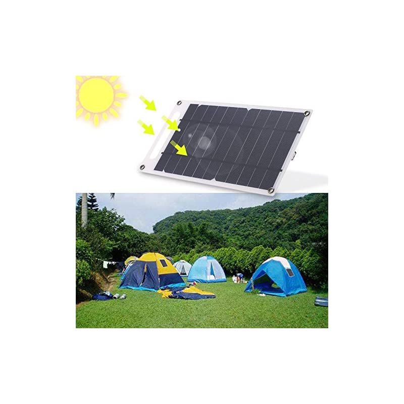 Solar Panel Charger USB Port Portable High Power Paper Shaped Monocrystalline Silicon for Cell Phone Camping
