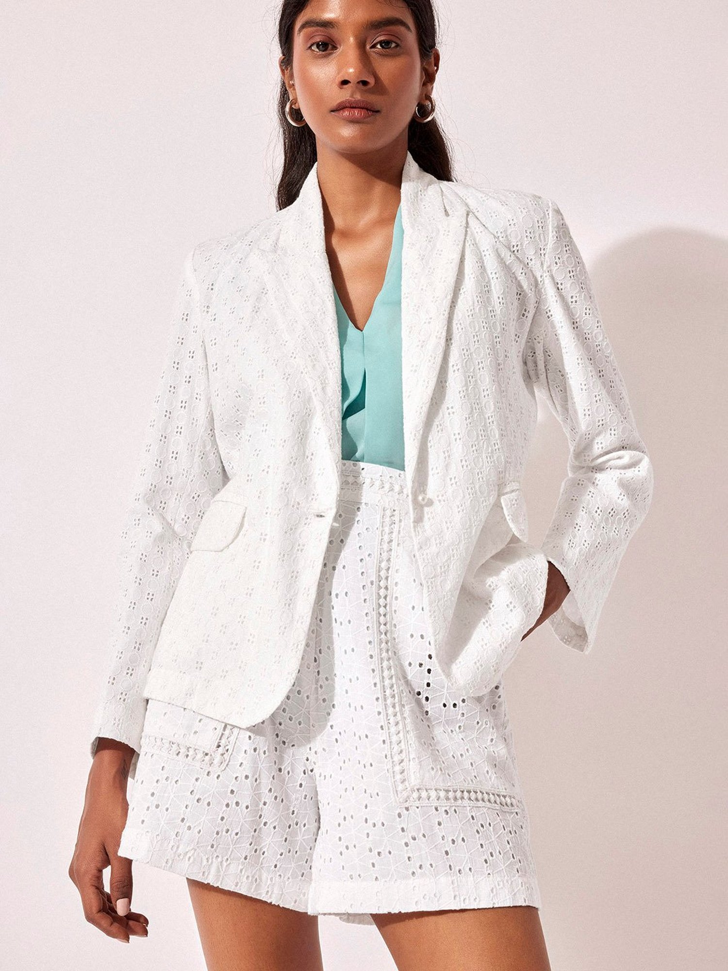 Karyn Seo Miranda Vintage Inspired Embroidered Kimono Cardigan