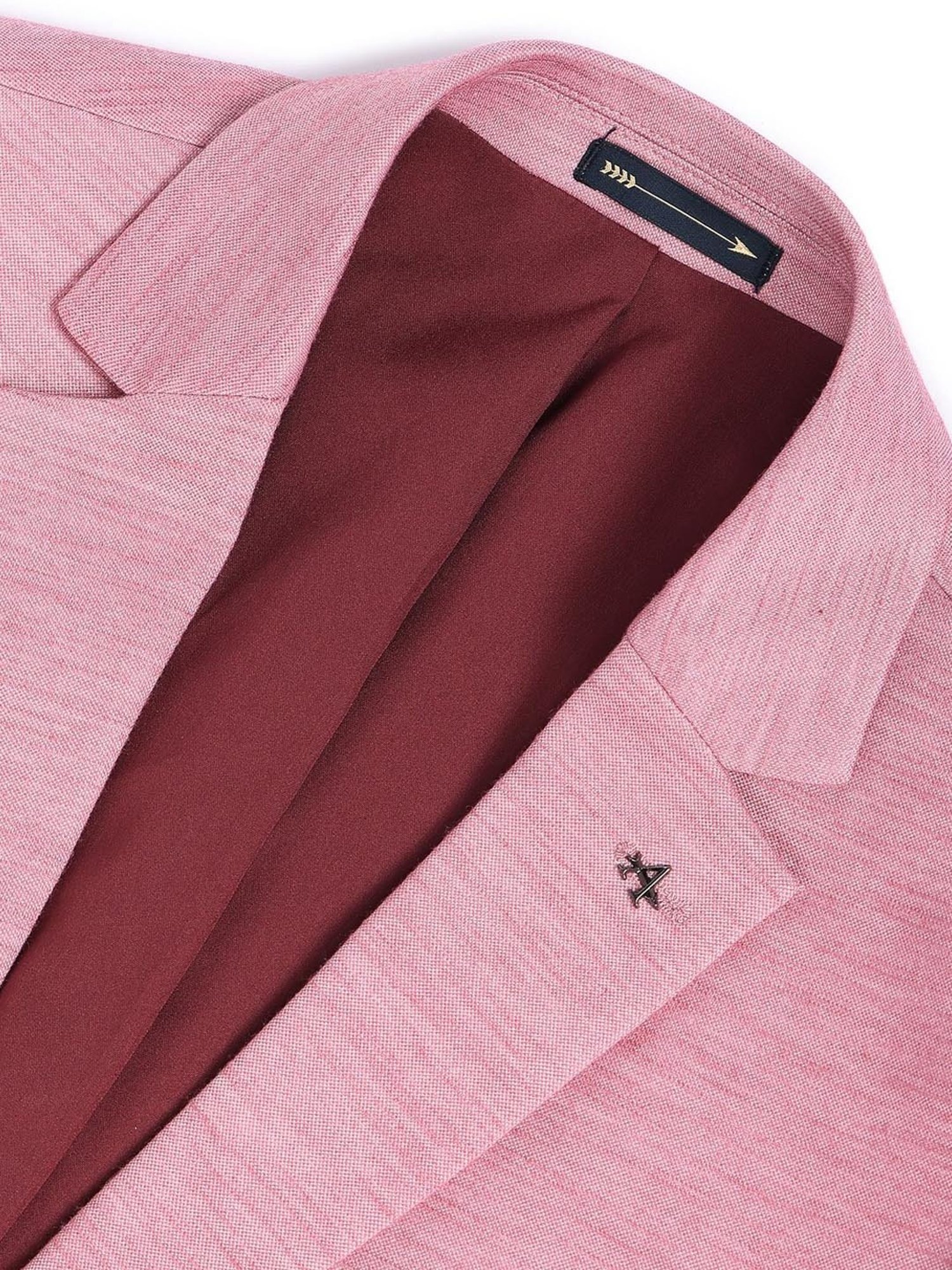 Arrow Pink Slim Fit Blazer