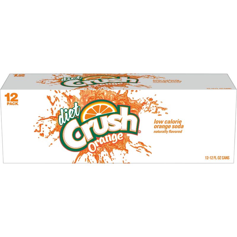 Diet Crush Orange Soda - 12pk/12 fl oz Cans