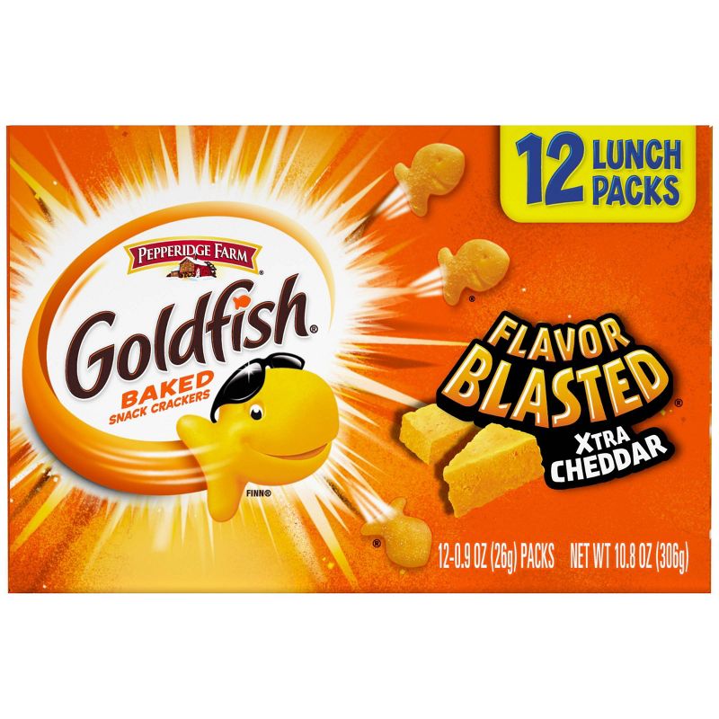 Pepperidge Farm Goldfish Flavor Blasted Extra Cheddar - 12ct
