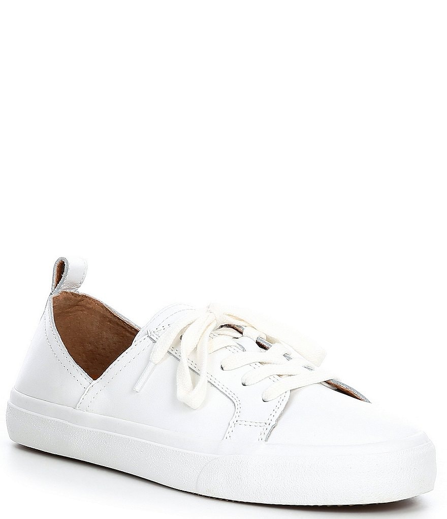 Lucky Brand Dansbey Leather Side Dip Lace-Up Sneakers