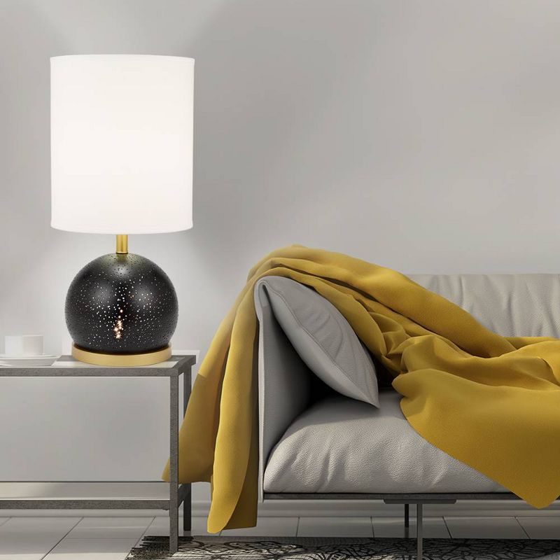 25" Liza Table Lamp Matte Black  - Cresswell Lighting