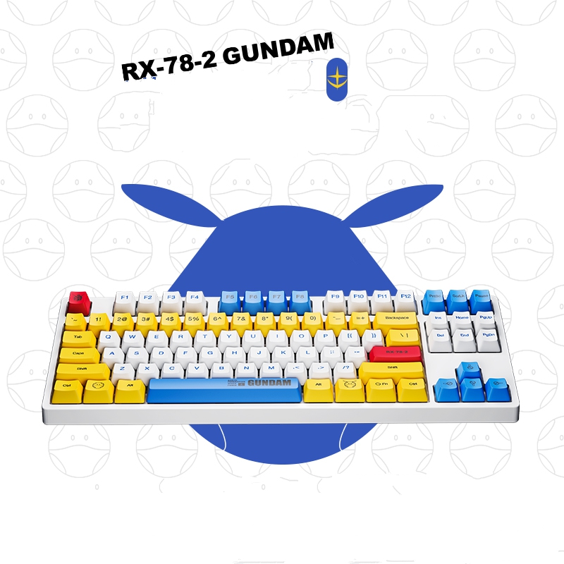 2, 60% Wired/Wireless Mechanical Keyboard (Kailh Box Brown Switch/White Case) - Full Keys Programmable - True RGB Backlit - Tap Arrow Keys - Double Shot PBT Keycaps - NKRO - 1900mAh Battery