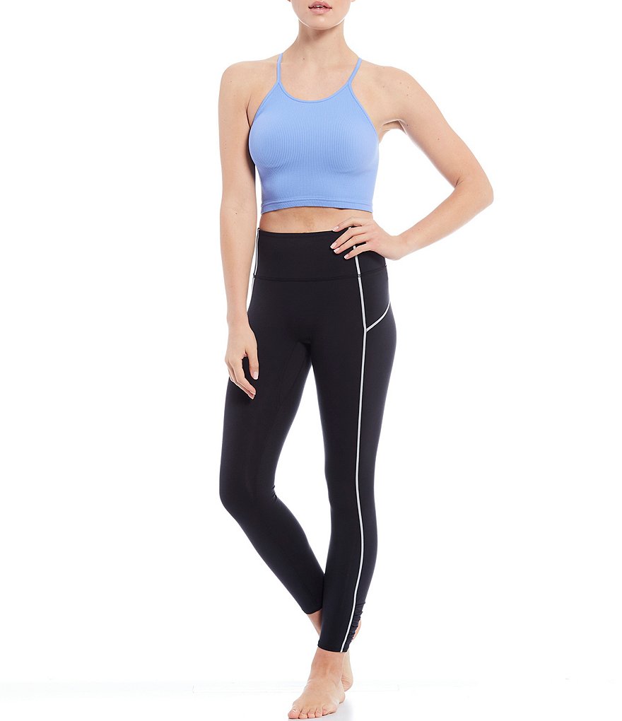 IBKUL Pricilla Print Long Sleeve Mock Neck Top