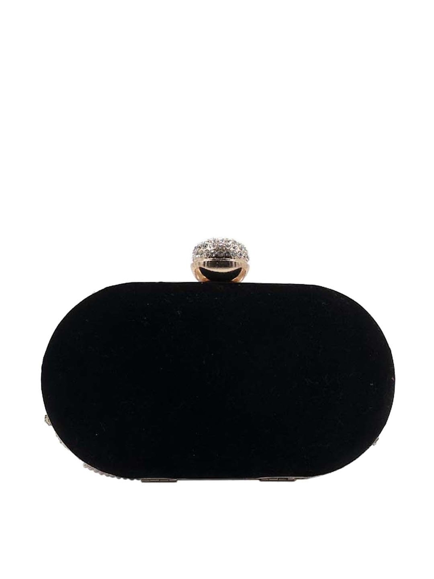 Sugarcrush Black Embellished Clutch