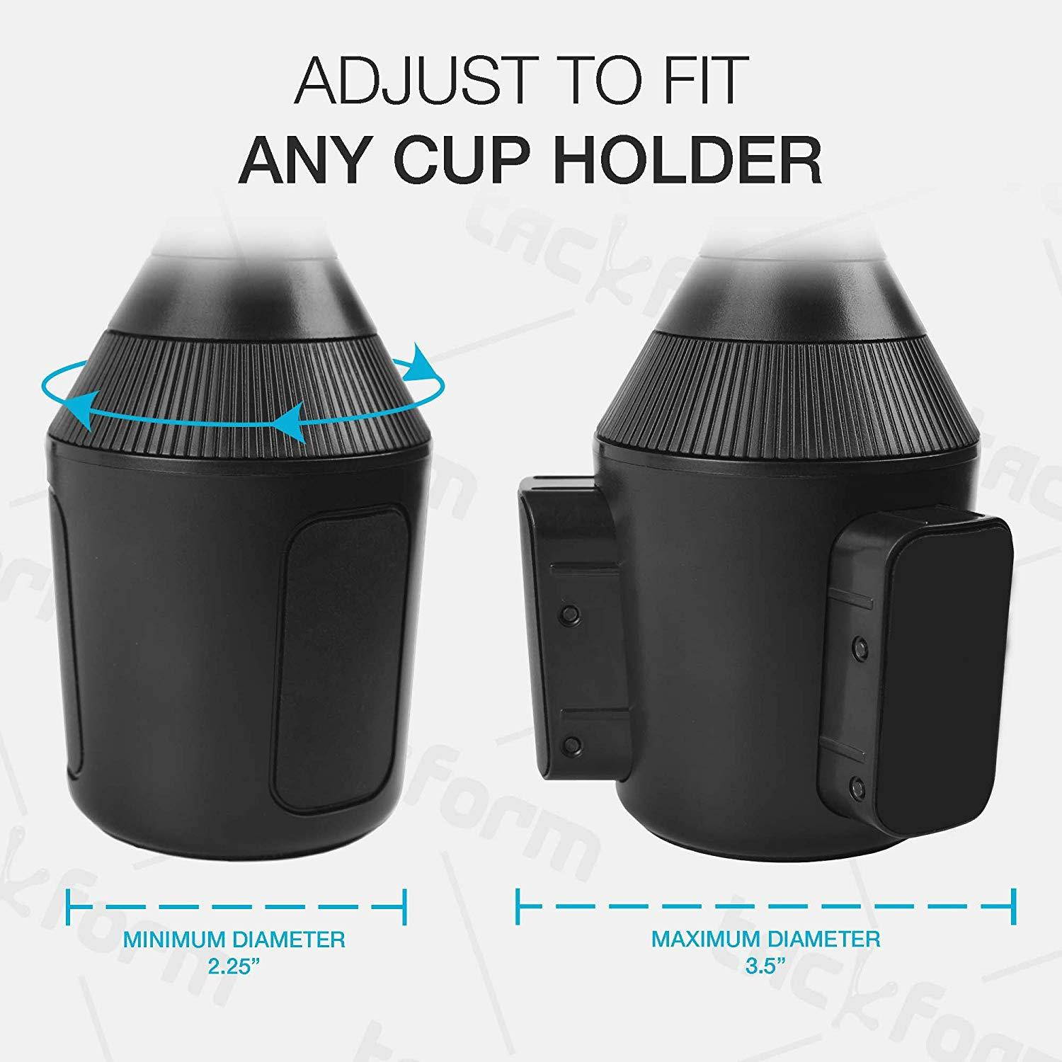 Car Phone Holder Magnetic Mount, Tackform [Cup Holder Magnet Phone Mount] Universal Car Phone Mount Fits ANY Size Phone - iPhone x, 8, 7 7 Plus 6s Plus Galaxy S9 S8 S7 S6 S5 Note 5/4/3