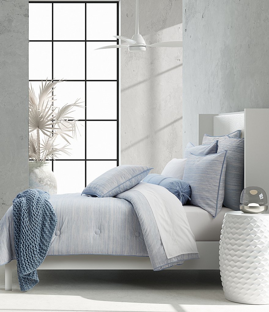 Oscar/Oliver Franco Powder Blue Bolster Pillow