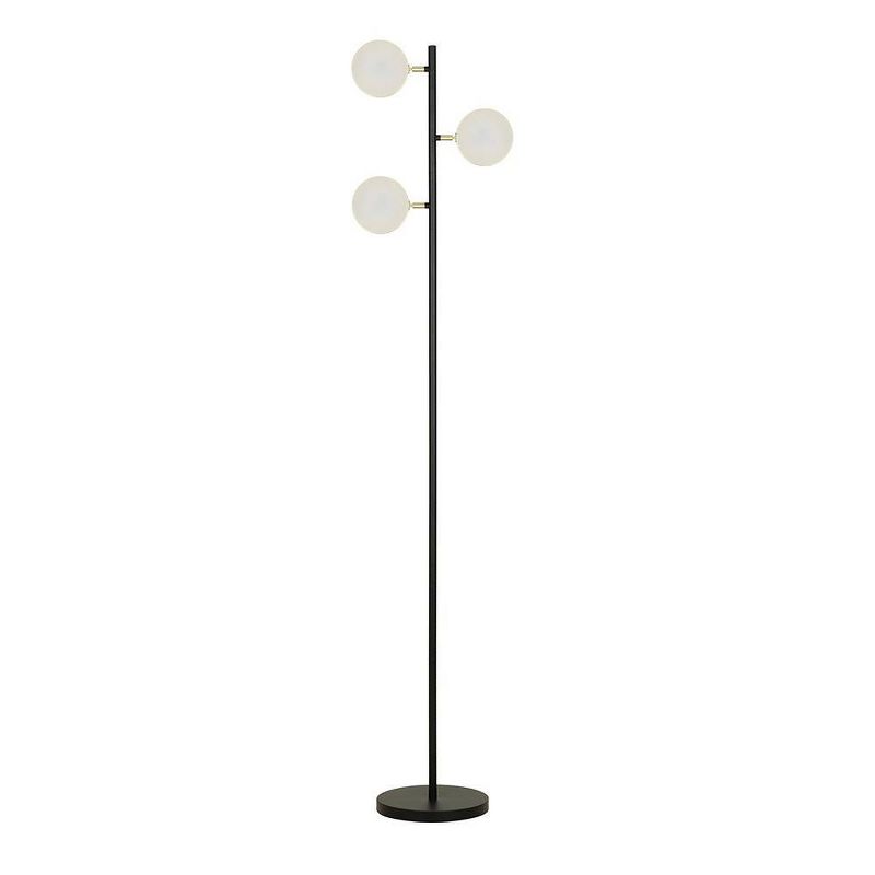 67" Track Tree Floor Lamp Black (Includes LED Light Bulb) - Cresswell Lighting