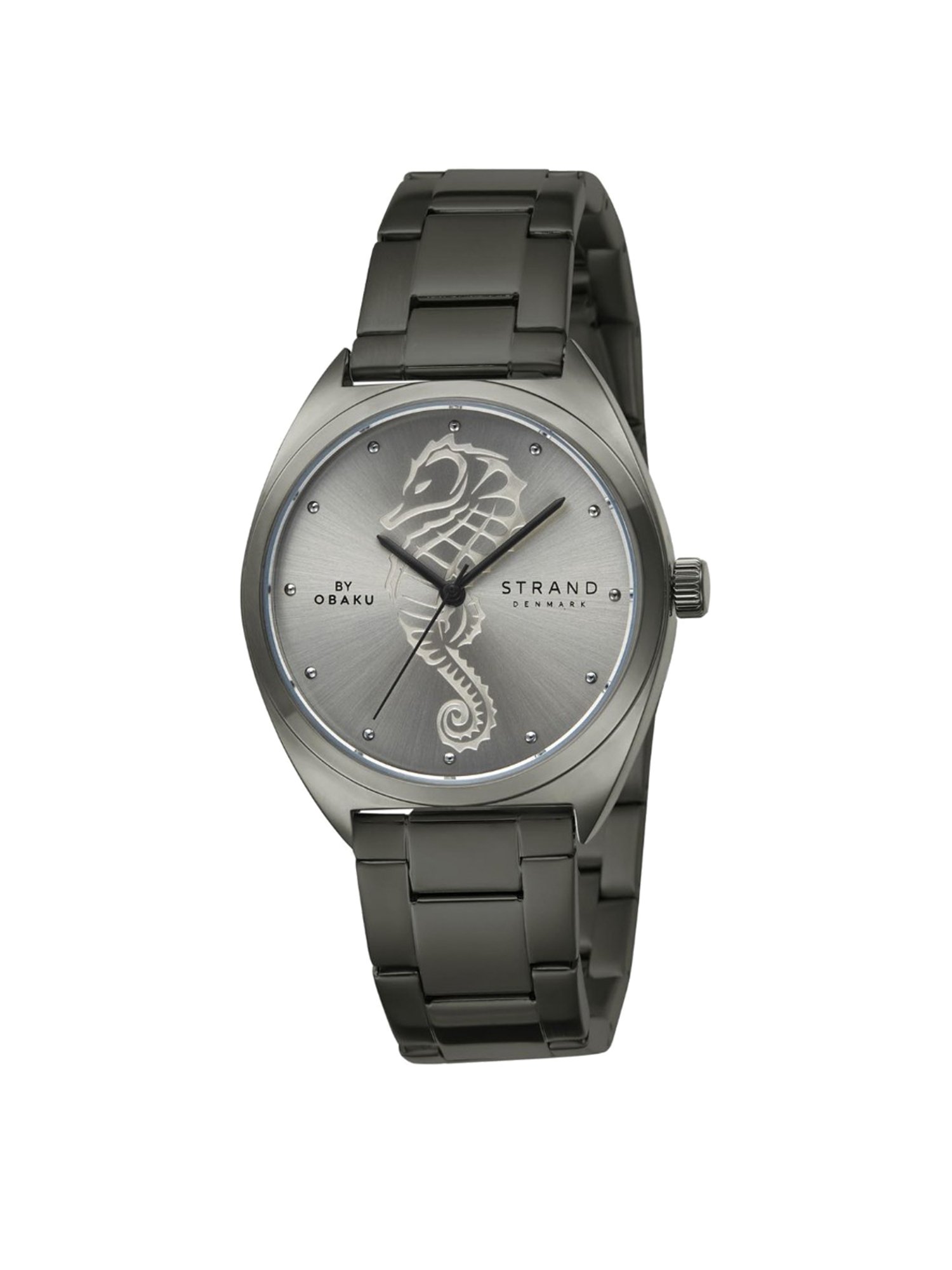 STRAND by Obaku S719LXJJSJ-DSH Seahorse Graphite Analog Watch for Women