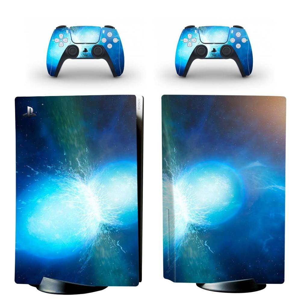 Great Wave PS5 Standard Disc Edition Skin Sticker Decal Cover for PlayStation 5 Console & Controllers PS5 Skin Sticker