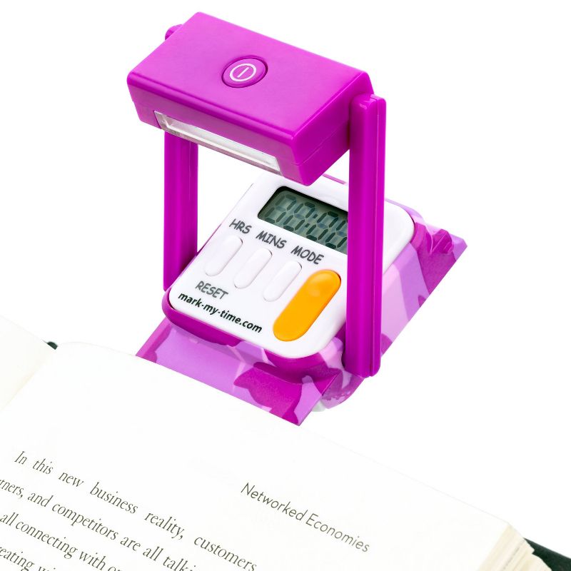 Pink Camouflage Timer Booklight LED