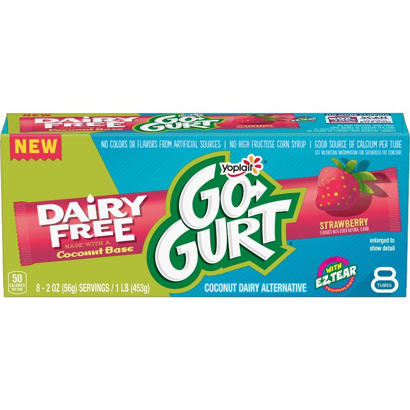 Go-Gurt Dairy-Free Strawberry Kids' Yogurt - 8ct/2oz Tubes
