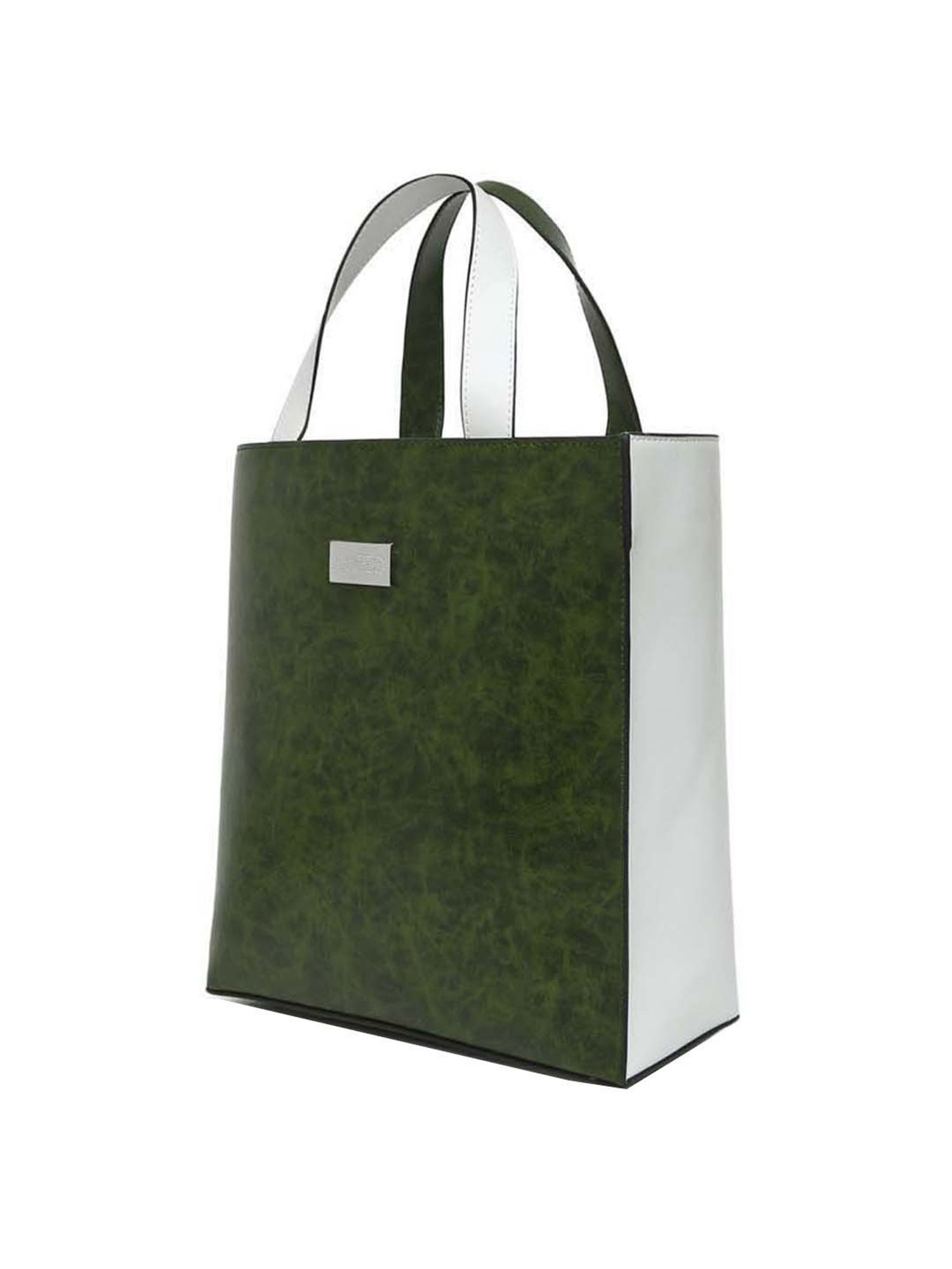 KLEIO Olive Solid Medium Handbag