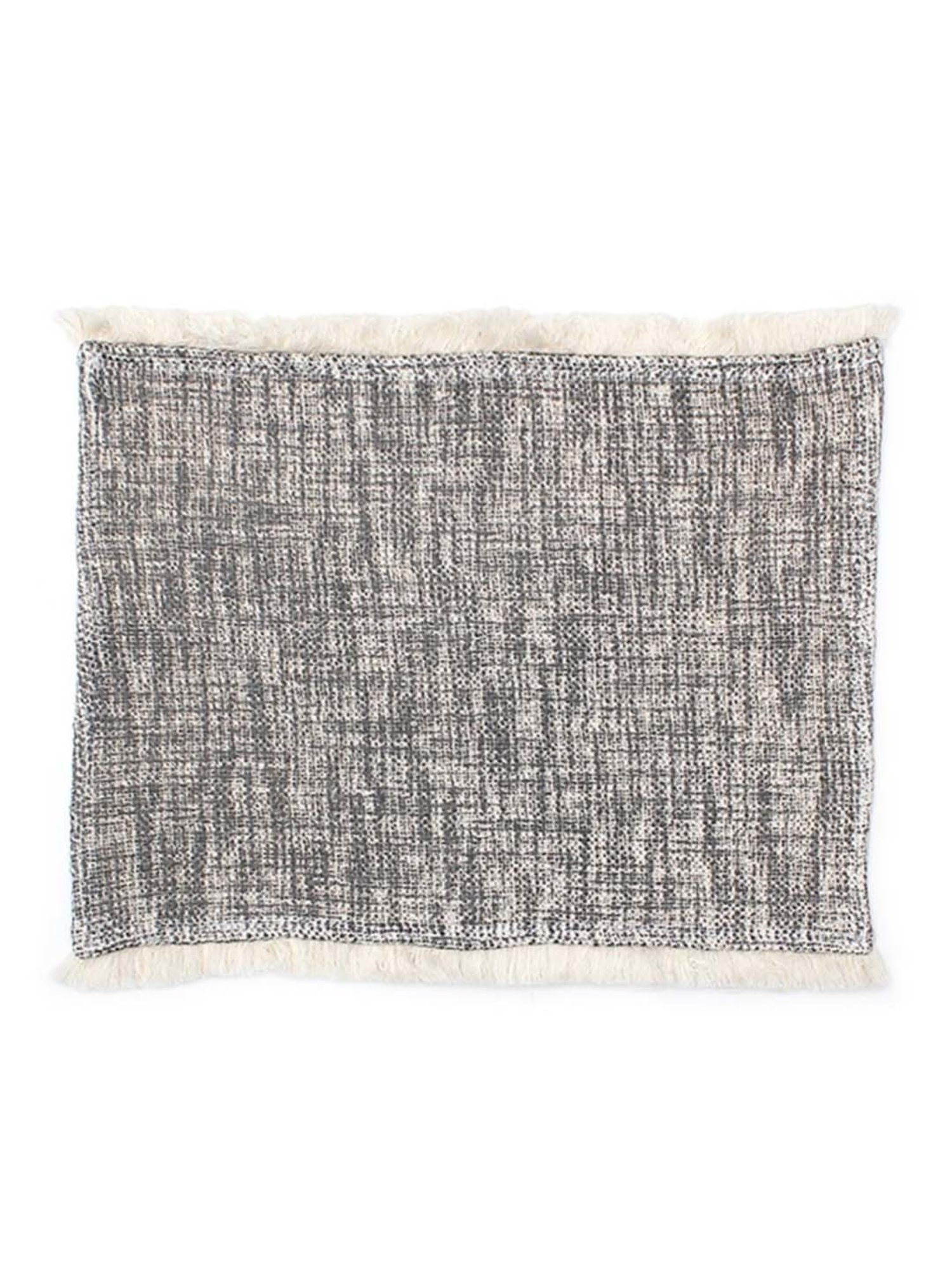 House This Matsya Vala Black Cotton Placemat