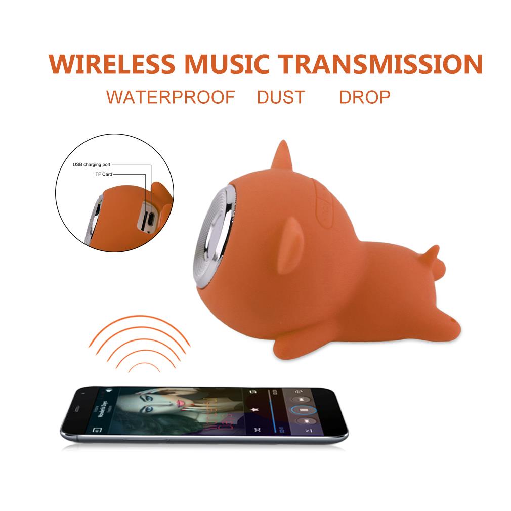 Pig Bluetooth Speaker Waterproof TF Card Audio Speakers Electronic Outdoor