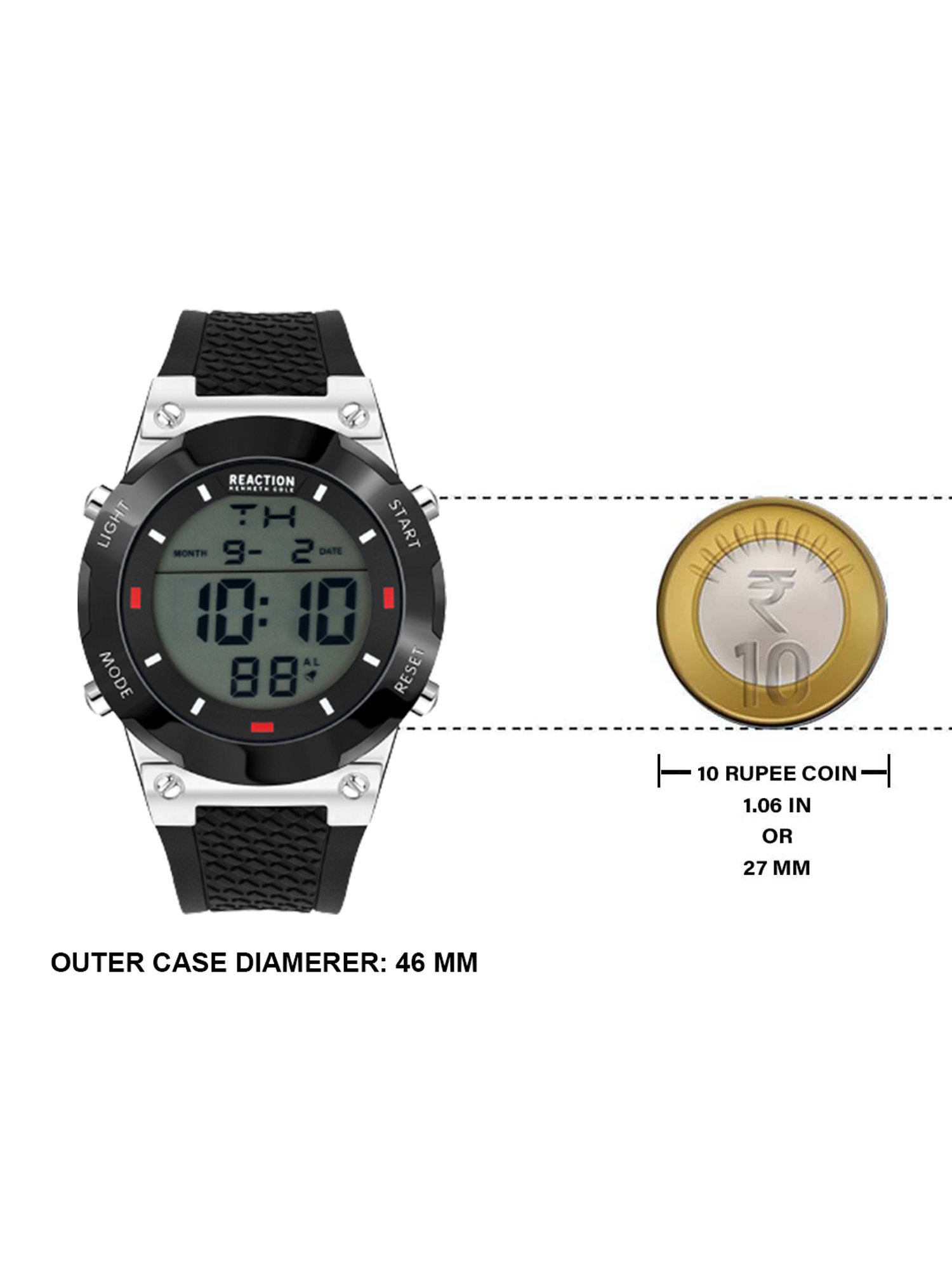 Reaction Kenneth Cole KRWGP2194304 Walt Chronograph Watch for Men