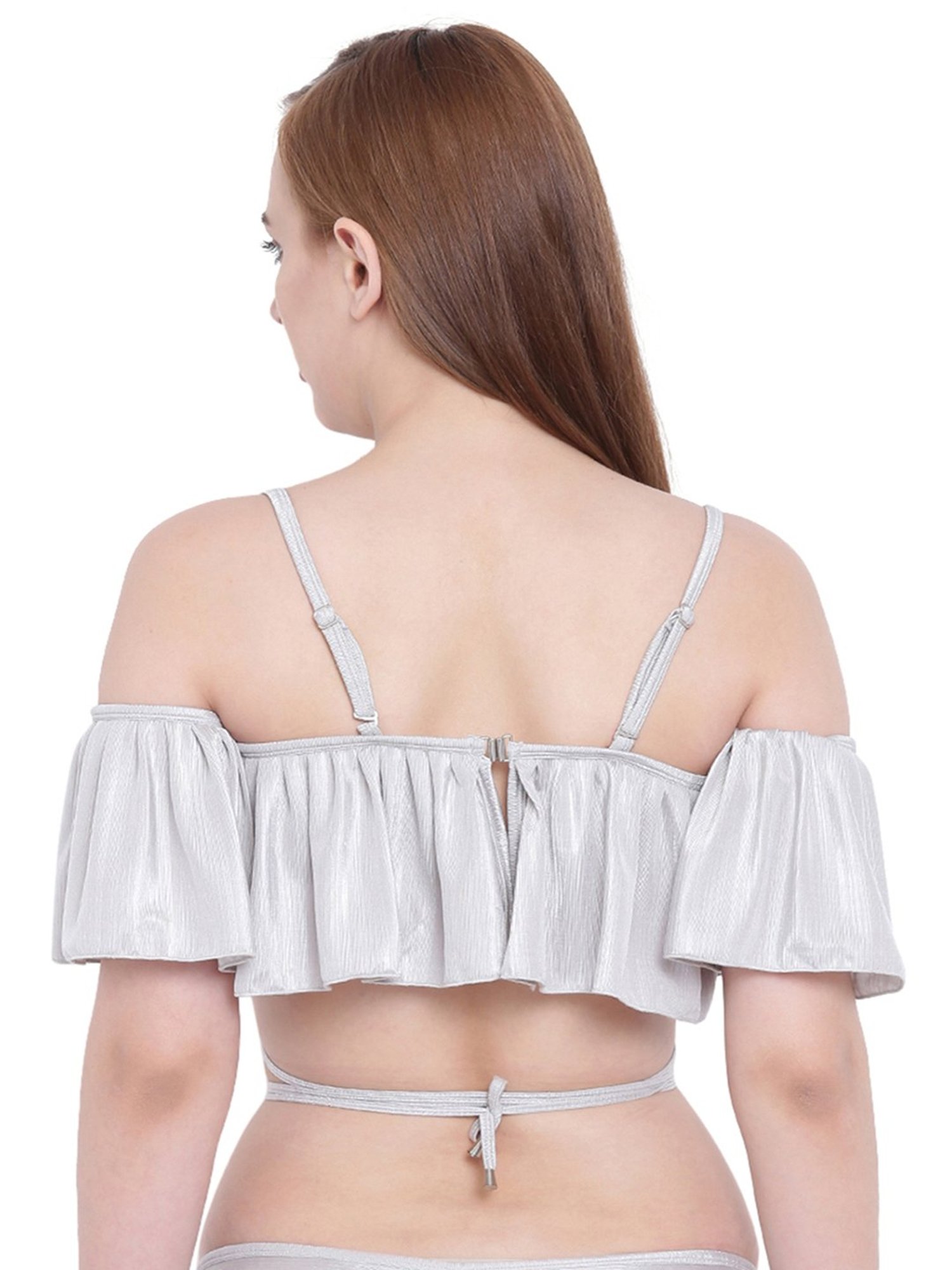 La Intimo Grey Non Wired Non Padded Bralette