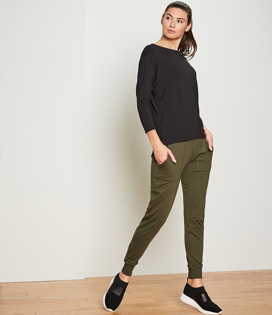 Kinesis 3/4 Sleeve Boat Neck Perfect Moisture Wicking Tee