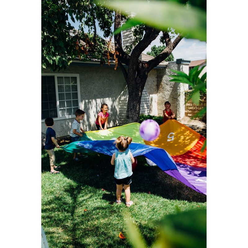 Pacific Play Tents Kids Play Parachute With Mesh Basket Center 12 Ft