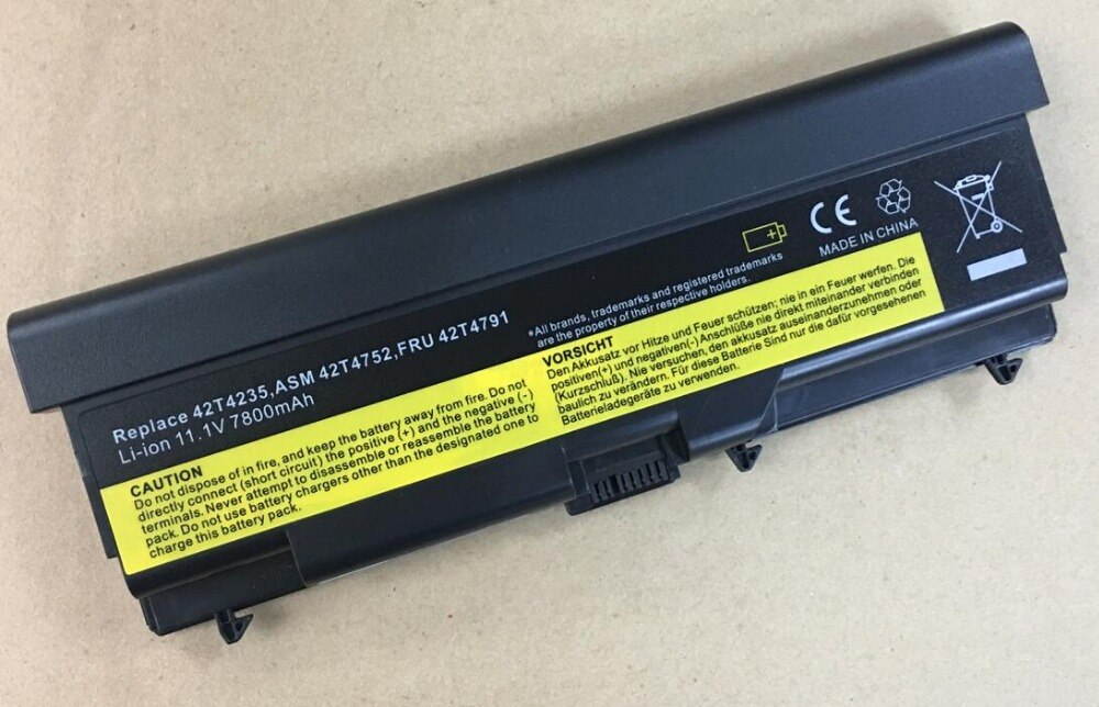 9cells 7800mAh T520 Battery For Lenovo ThinkPad Edge L410 T420 T410 L420 T510 E40 E50 L512 L412 L421 L510 L520 SL410 SL510 W510
