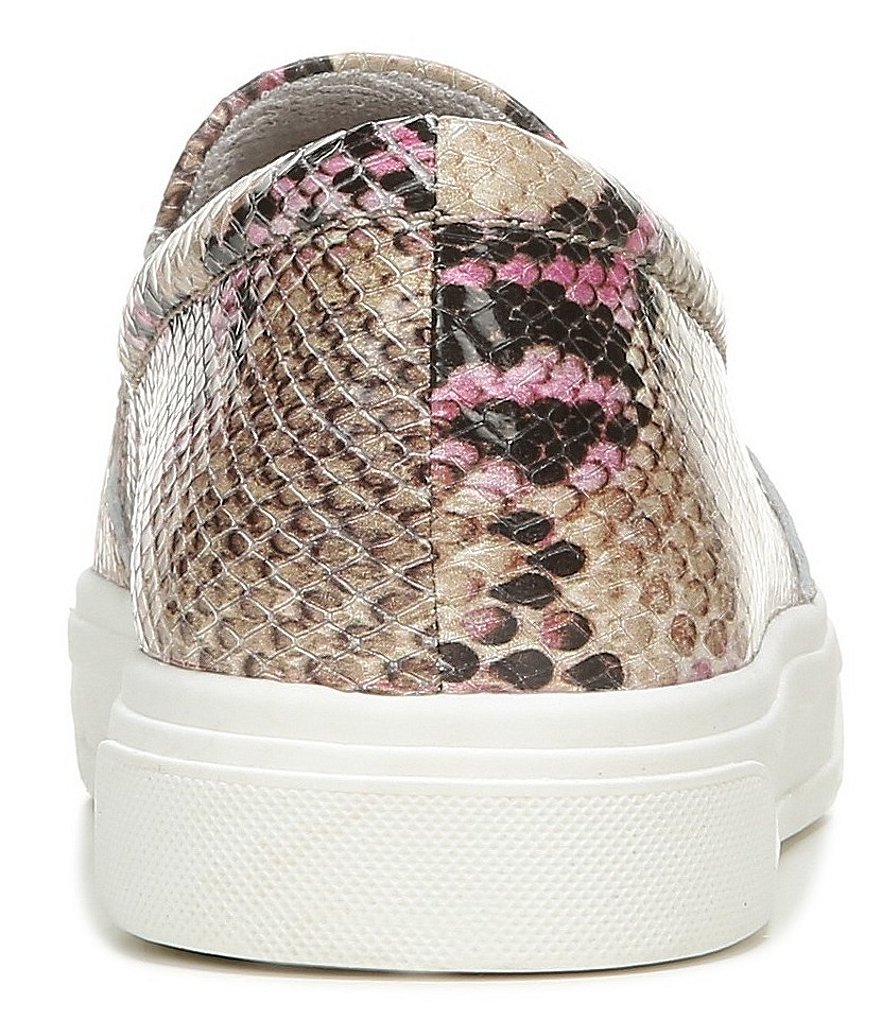 Naturalizer Aileen Snake Print Leather Slip-On Sneakers
