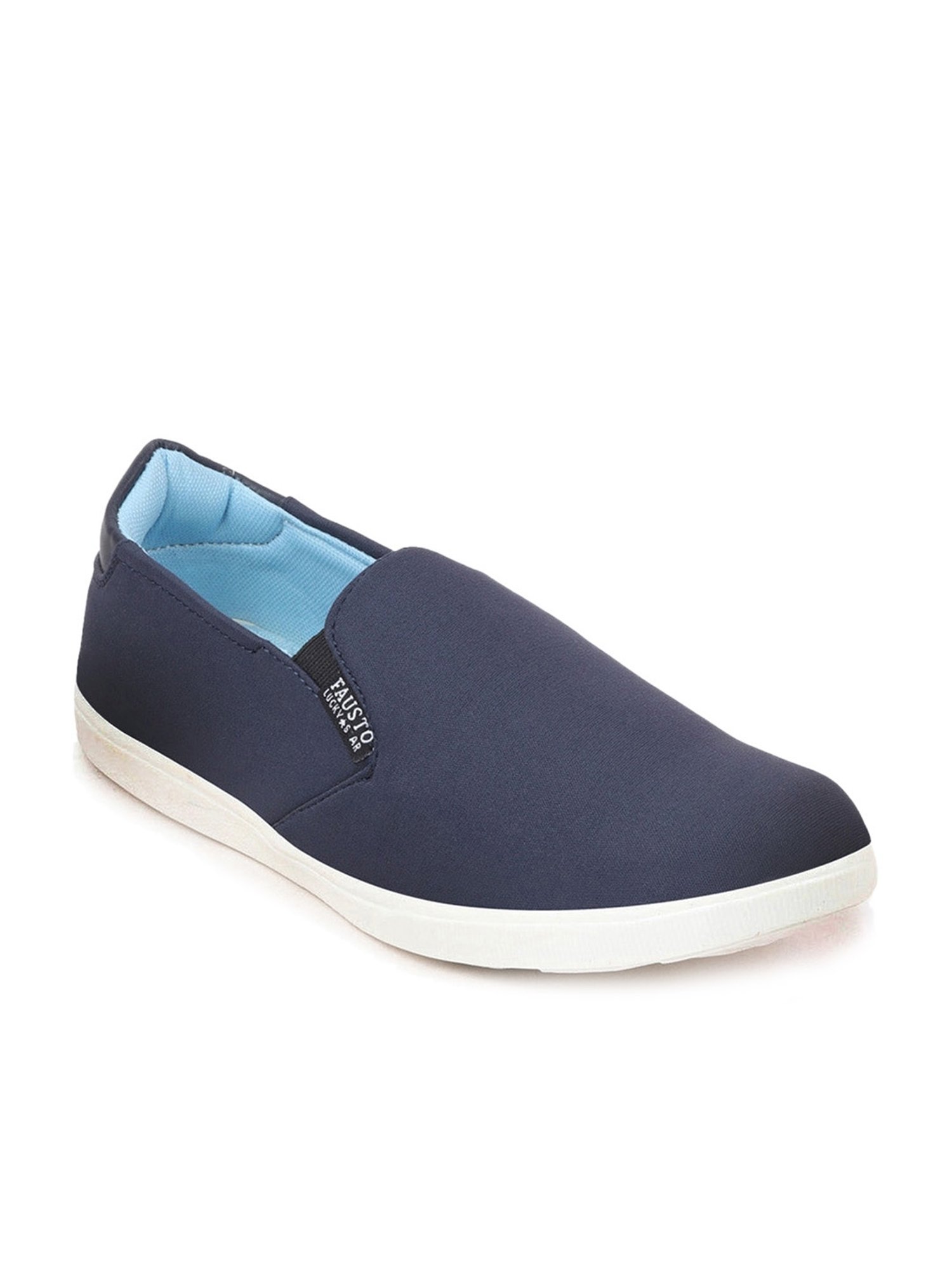 Fausto Men's Navy Plimsolls
