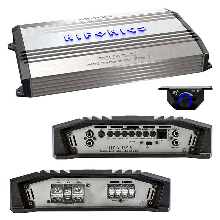 Hifonics Brutus BRX2416.1D 2400W Mono D Amplifier with Remote