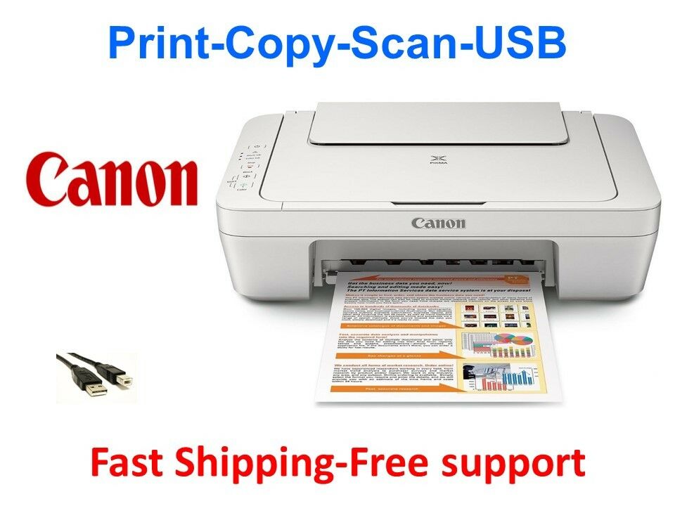 NEW Canon 2522 (3322) All-in-One Printer-Scan-Copy+Free USB-home School/work - [No ink cartridges]