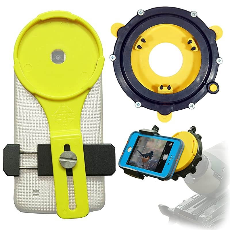 Lollipop Universal Digiscoping kit for Spotting Scope, Binocular, Microscope, Zoom Camera, Hunting, Biology, Birdwatching, Birding and Scope Lenses (U1 (1.2" - 1.8"))