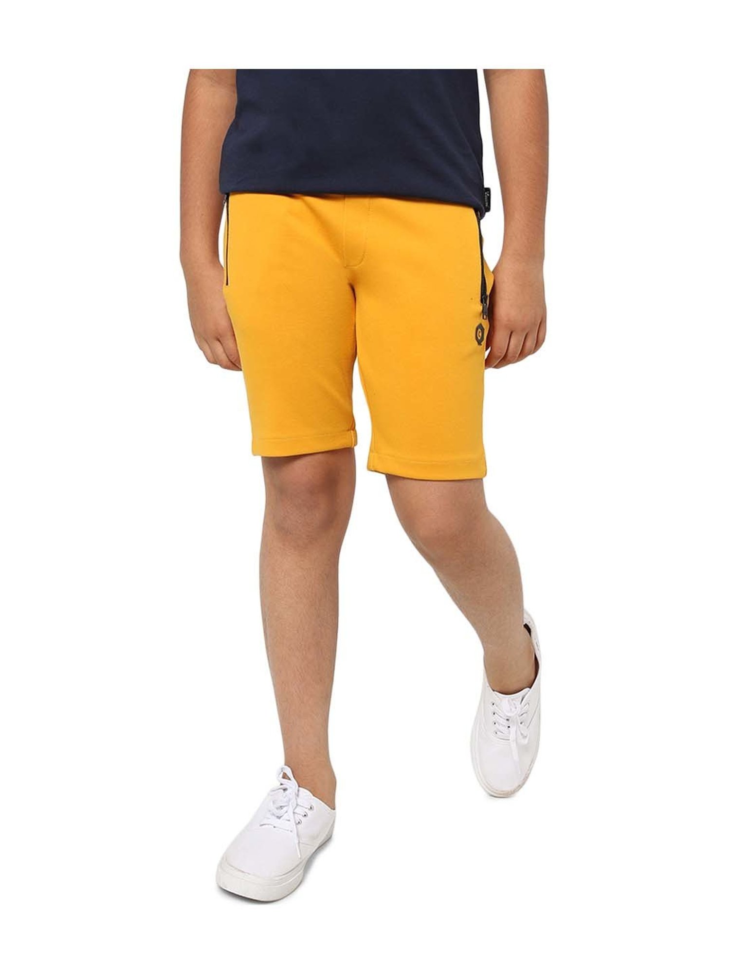Jack & Jones Junior Yellow Regular Fit Shorts