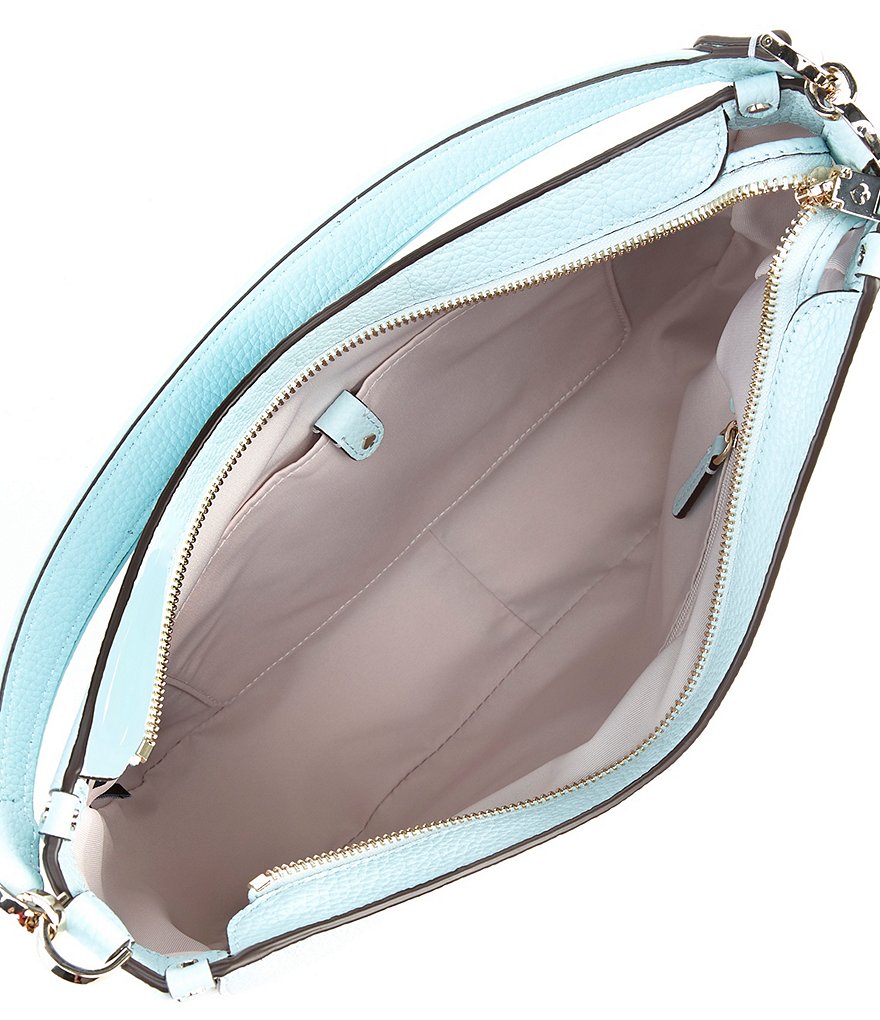 kate spade new york Pebbled Leather Roulette Large Hobo Bag