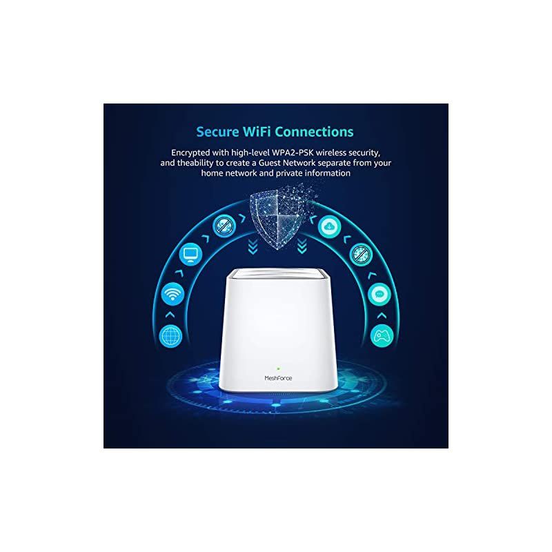 Mesh WiFi System M3s Suite - Up to 6,000 sq. ft. Whole Home Coverage - Gigabit WiFi Router Replacement - Mesh Router for Wireless Internet (3-Pack)