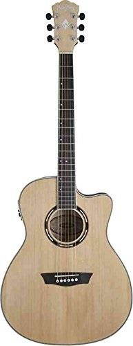 Washburn AG40CEK-A Apprentice Grand-Auditorium Cutaway Acoustic-Electric Guitar