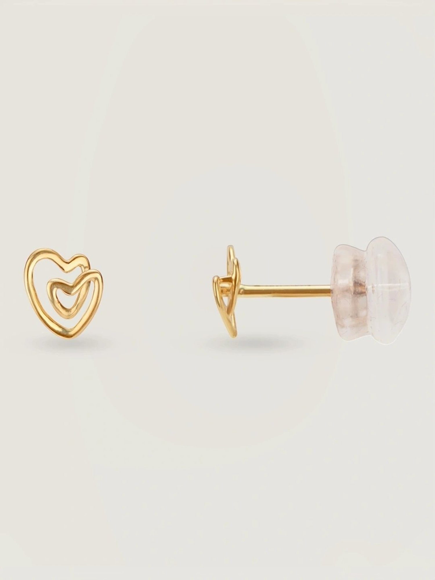 Mia by Tanishq Intertwined Hearts 14k Gold Necklace Set