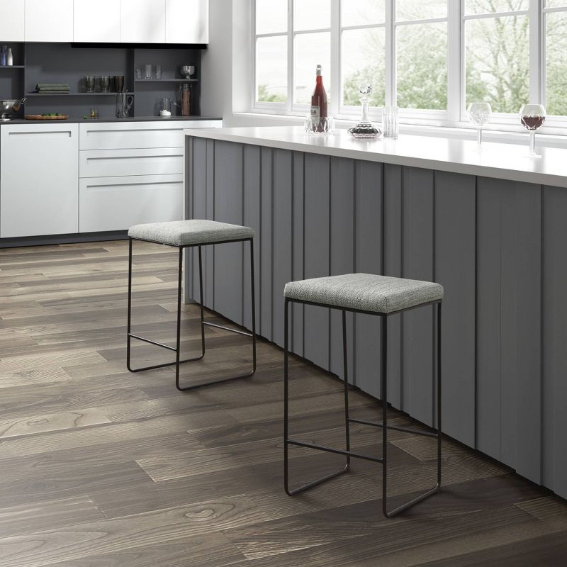 Hastings Counter Height Barstool Gray/Black