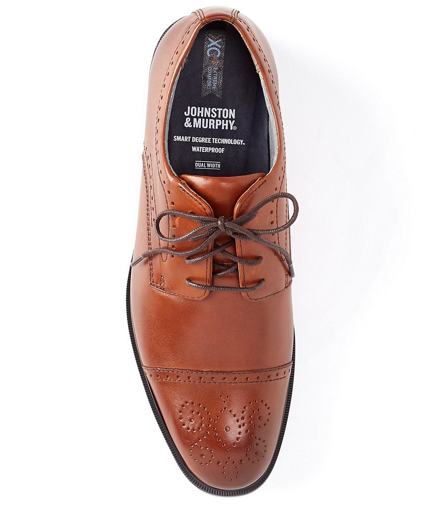 Johnston & Murphy Men's XC4 Maddox Waterproof Cap Toe Oxfords