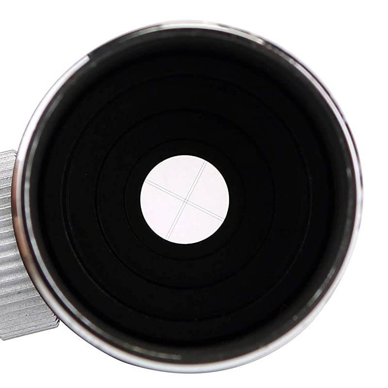 Reticle Eyepiece 125 inches Illuminated Eyepiece 125mm Doubleline Crosshair LED Illuminator 40 Degree FOV 4 Elements Design Guide Star