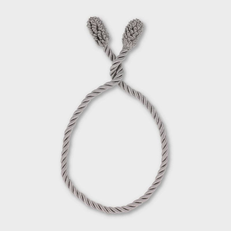 6pk 18in Christmas Garland Twist Ties Silver - Haute Décor