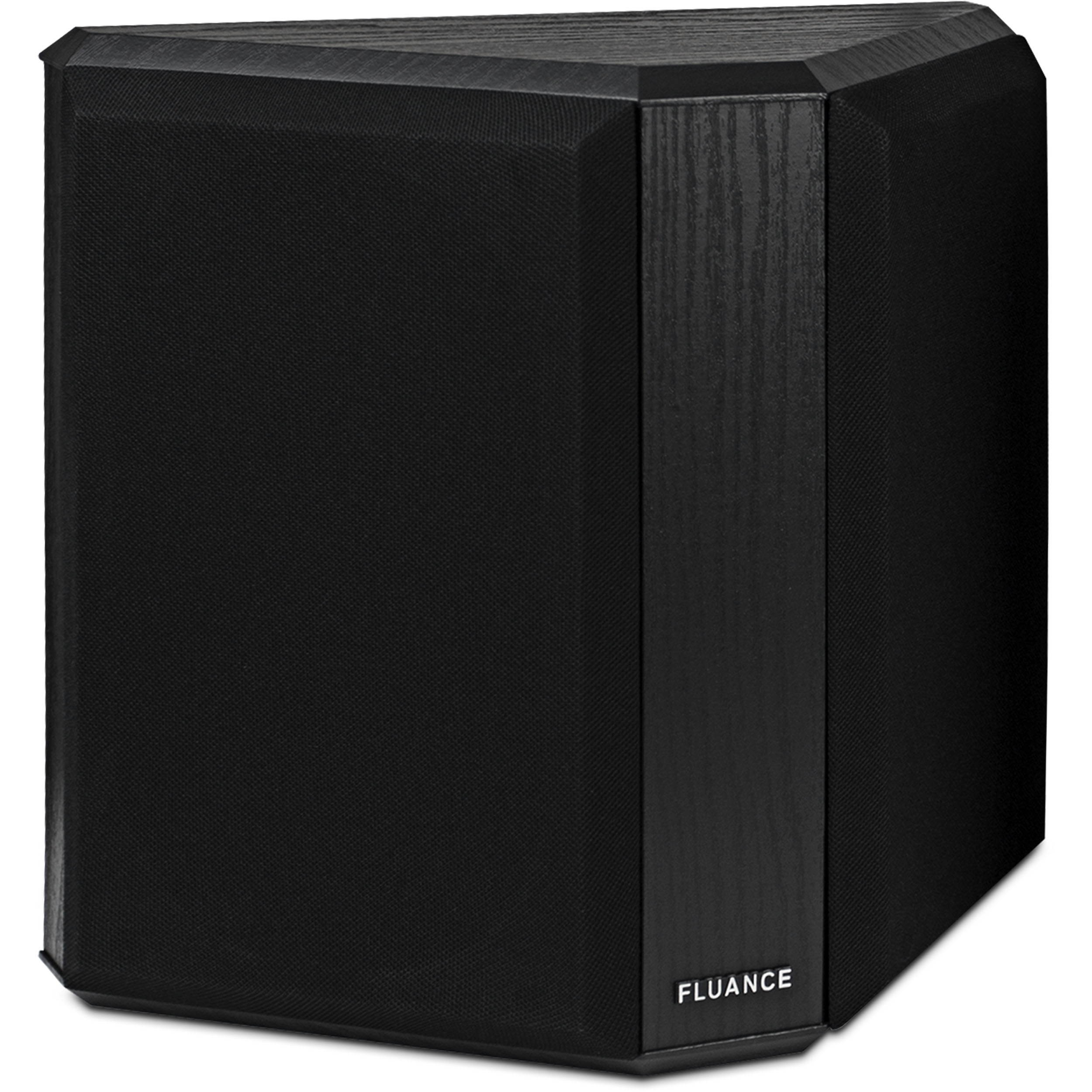 Fluance Elite High Definition 2-Way Bipolar Surround Speakers for Wide Dispersion Surround Sound in Home Theater Systems - Black Ash/Pair (SXBP2)
