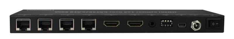 A-Neuvideo ANI-0104POE: HDMI POE 1x4 SPLITTER OVER CAT5e/6 EXTENDER (Includes (4) Receivers)